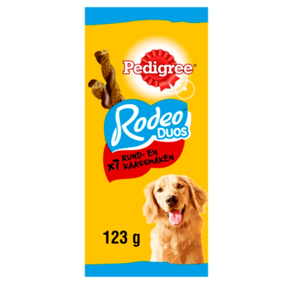 Pedigree Rodeo Duo's Hondensnacks Rund &Kaas