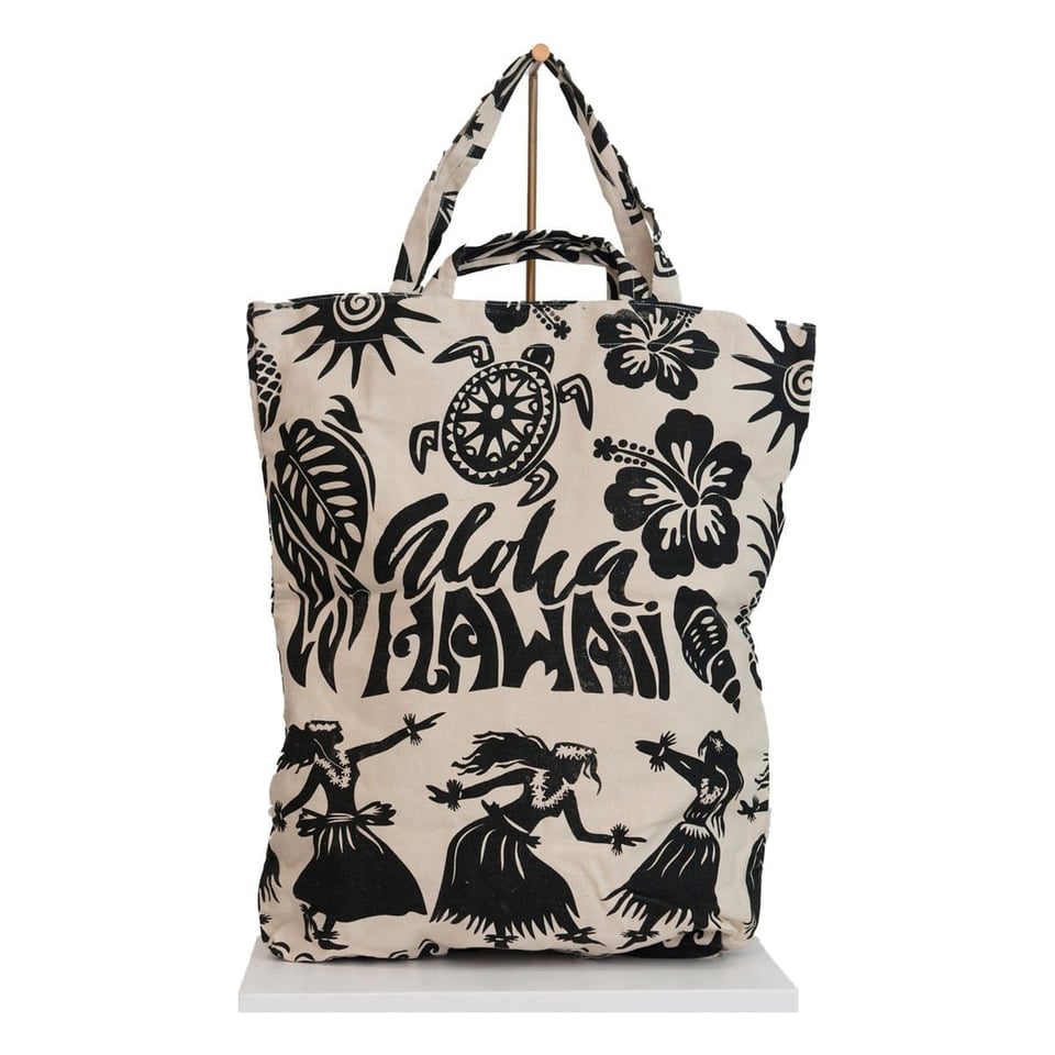 Tote Bag Amsterdam Houses Black