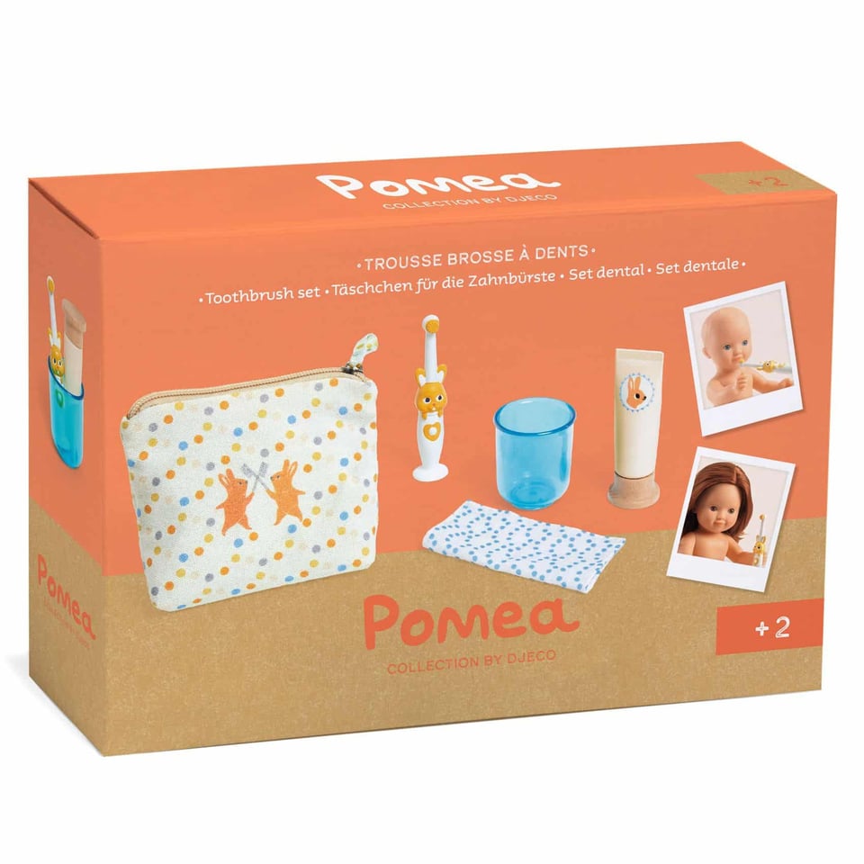 Djeco Pomea Poppen Tandenborstel Set