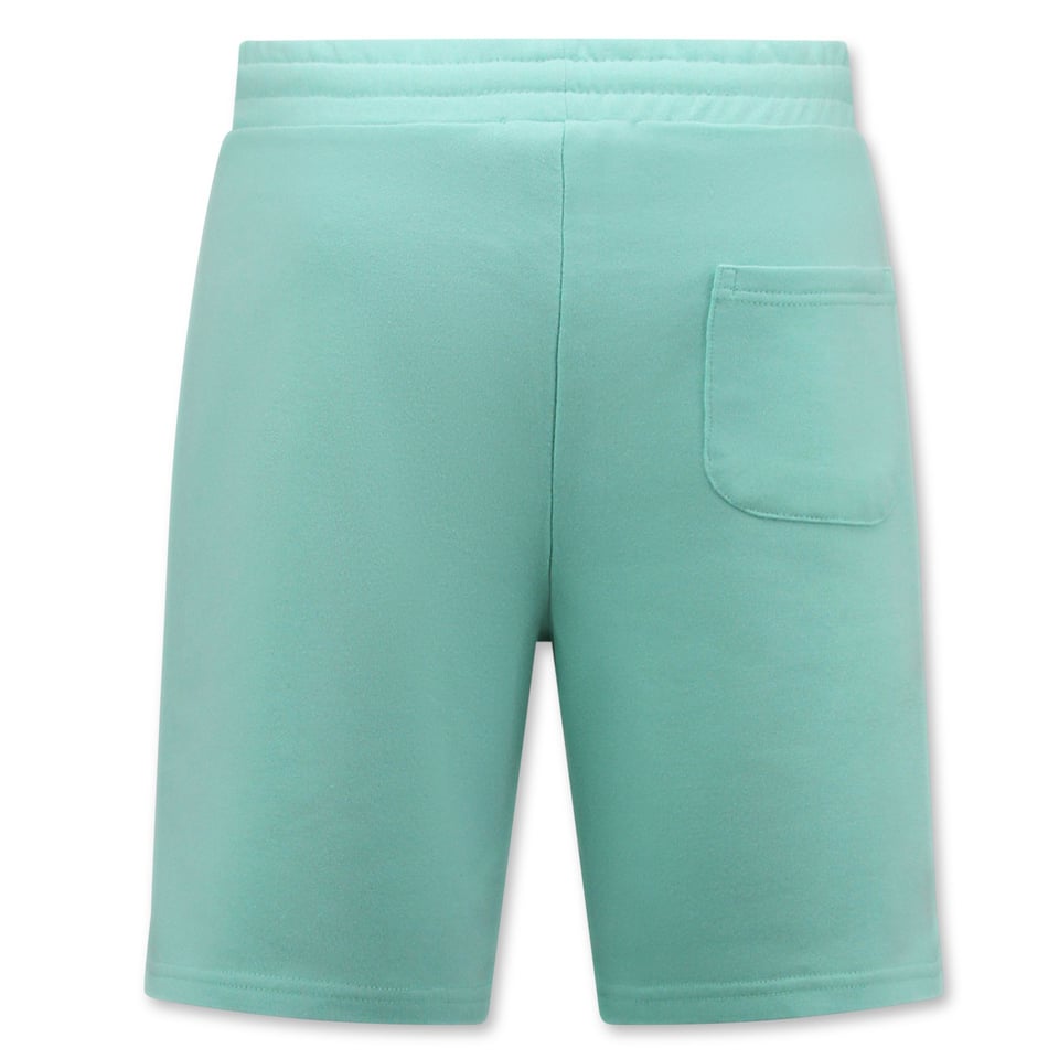 Hoodie Heren Met Rits - Joggingshorts Heren - SET - Mint Groen