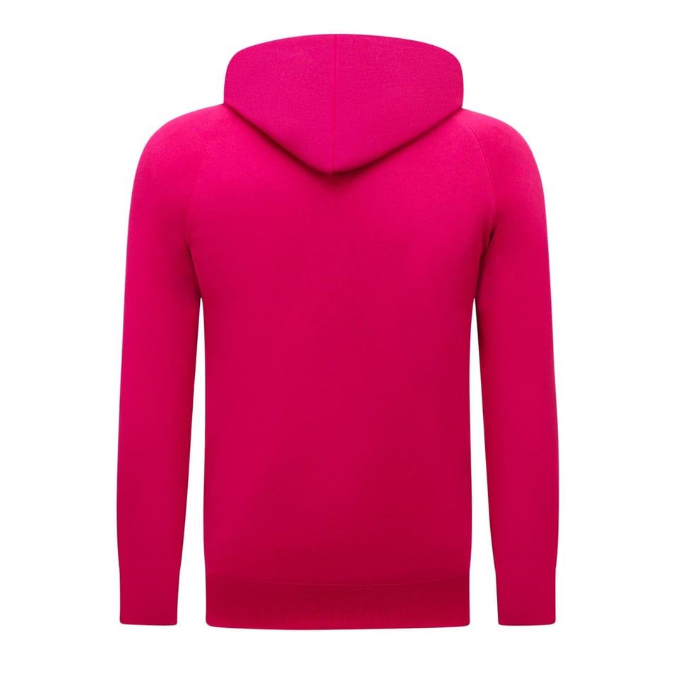 Hoodie Heren - Classic Hoodie Met Capuchon - Magenta