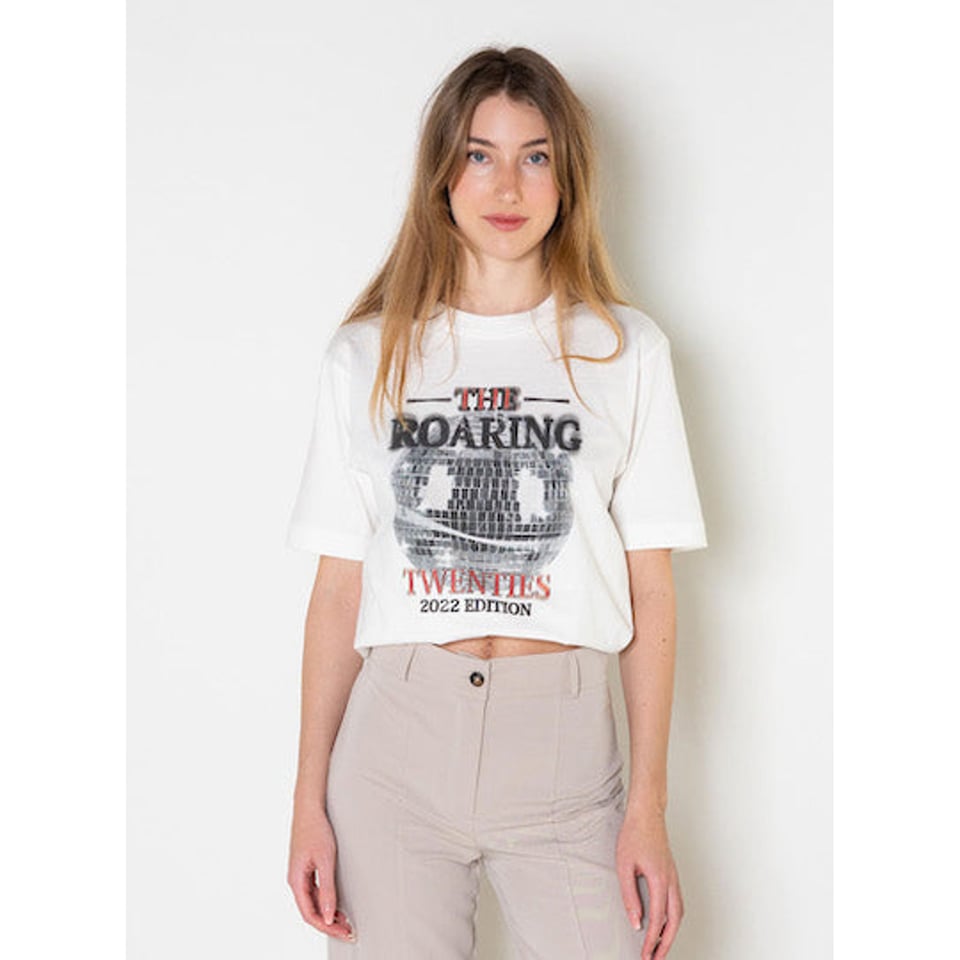 ESTHRZ The roaring '22 t-shirt off white