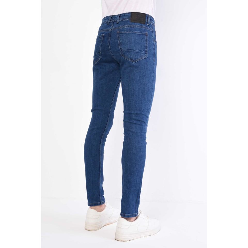 Heren Klassieke Spijkerbroek Slim Fit - DP/S-71 NW - Blauw