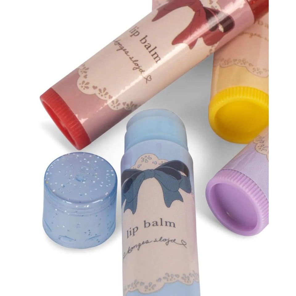 Konges Sløjd Lip Balm Glitter 5 Pcs Multi