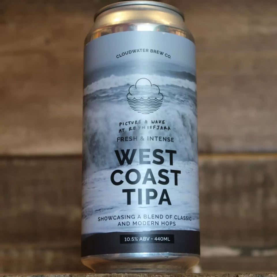 Cloudwater Picture A Wave At ReynisfJara West Coast IPA