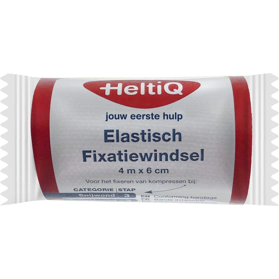 HeltiQ Elastisch Fixatiewindsel 4mx6cm