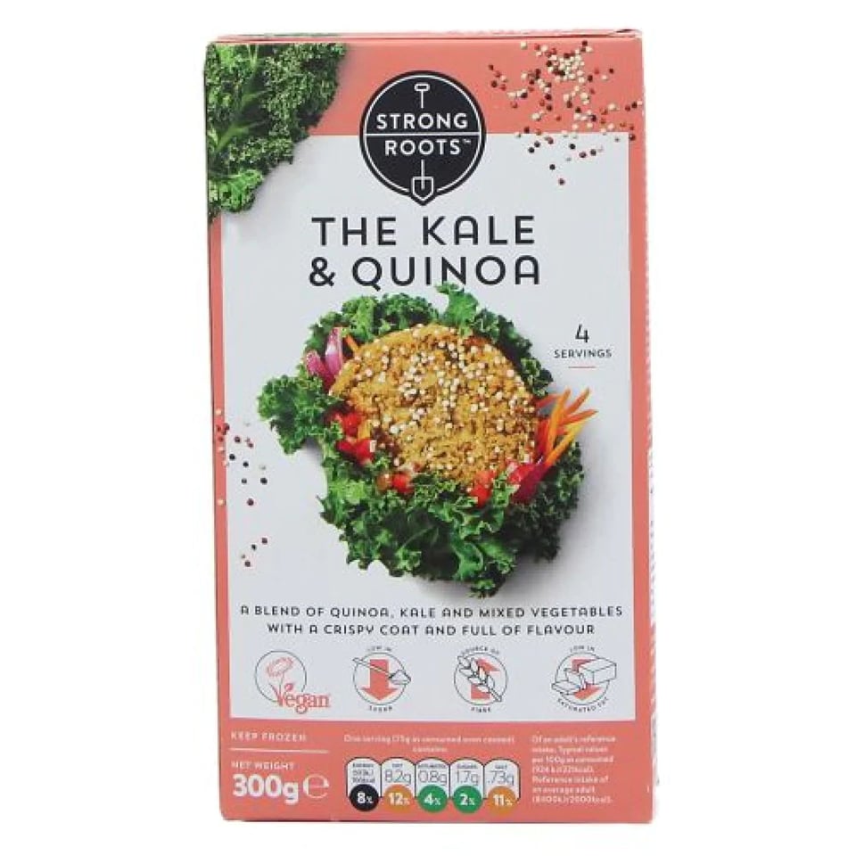 Strong Roots The Kale And Quinoa Burger 300Grm
