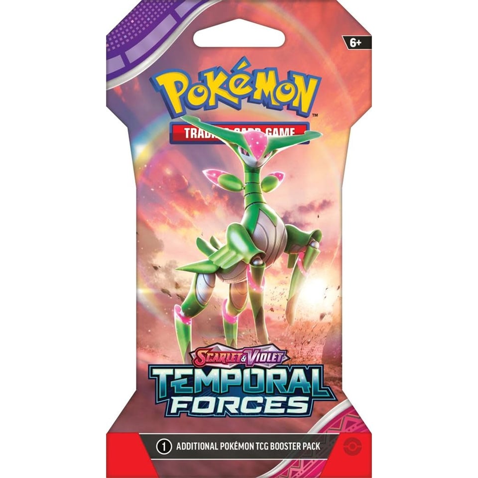 Pokémon Scarlet & Violet Temporal Forces Sleeved Boosterpack