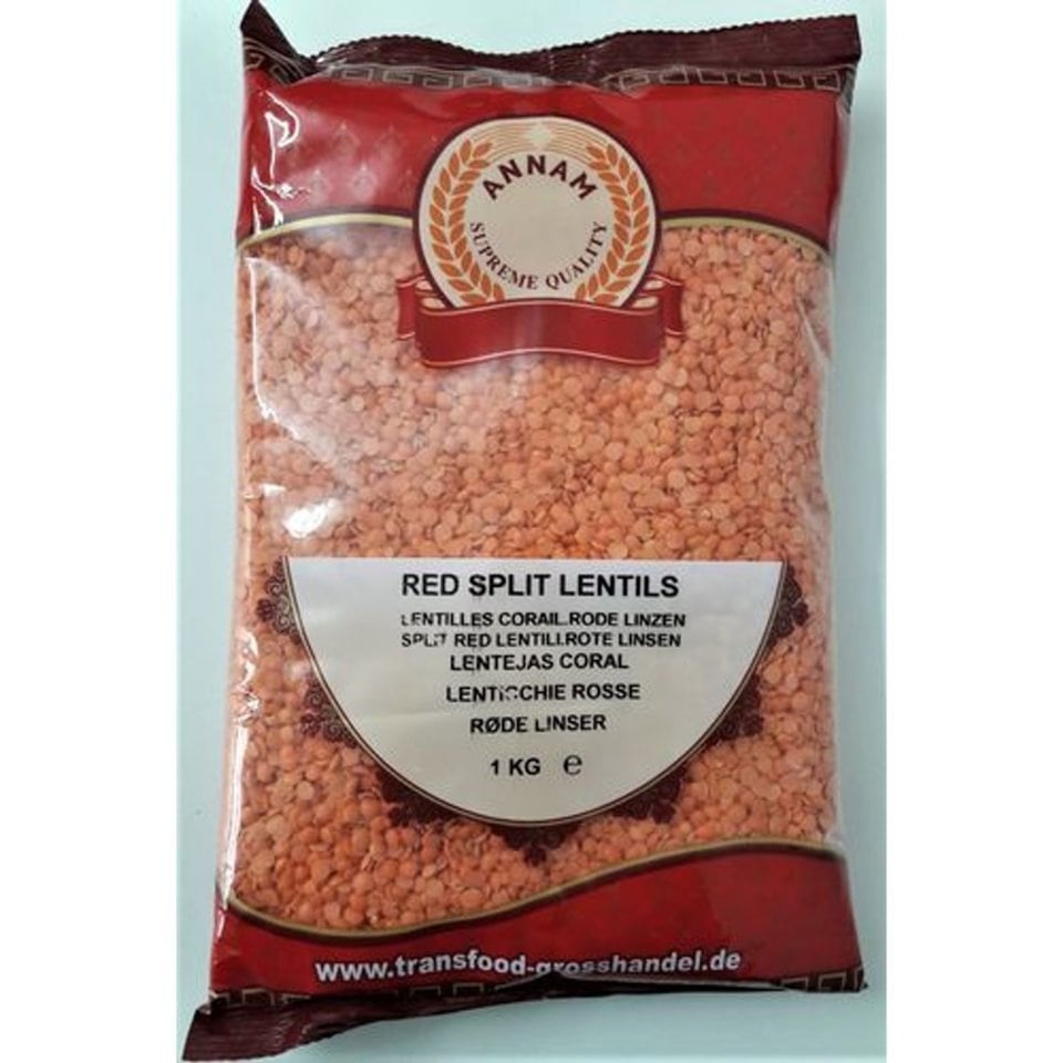 Annam Red Split Lentil 1Kg