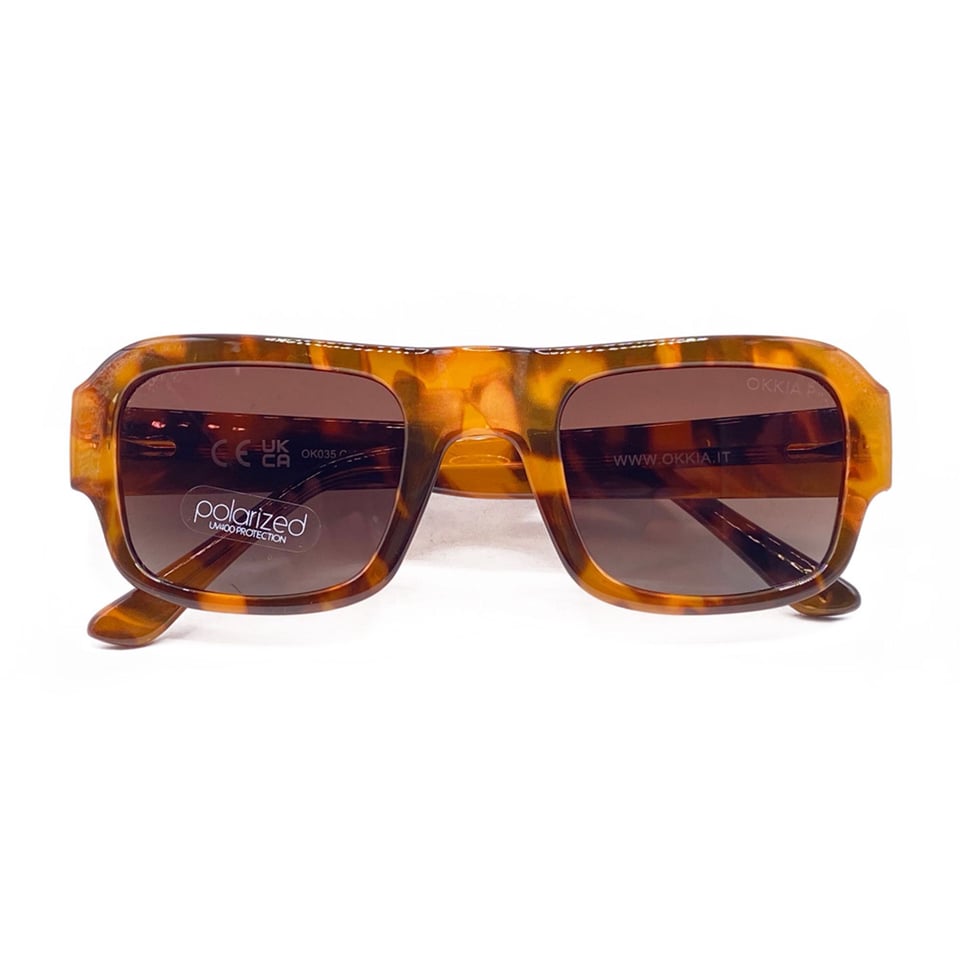 Zonnebril ATENE Mask Classic Havana OK035-CH + Polarized