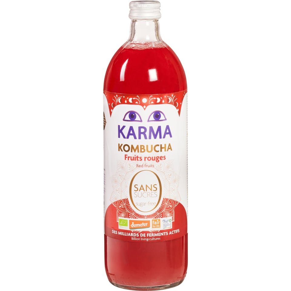 Kombucha Rood Fruit Suikervrij