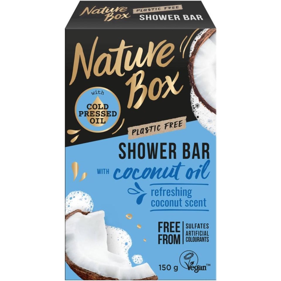 Nature Box Shower Bar 150 Gram Coconut Moisture