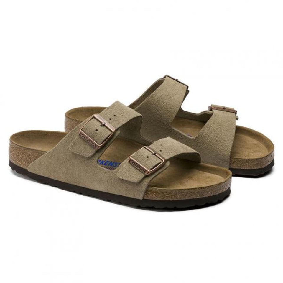 Birkenstock Arizona SFB Suede Taupe Narrow