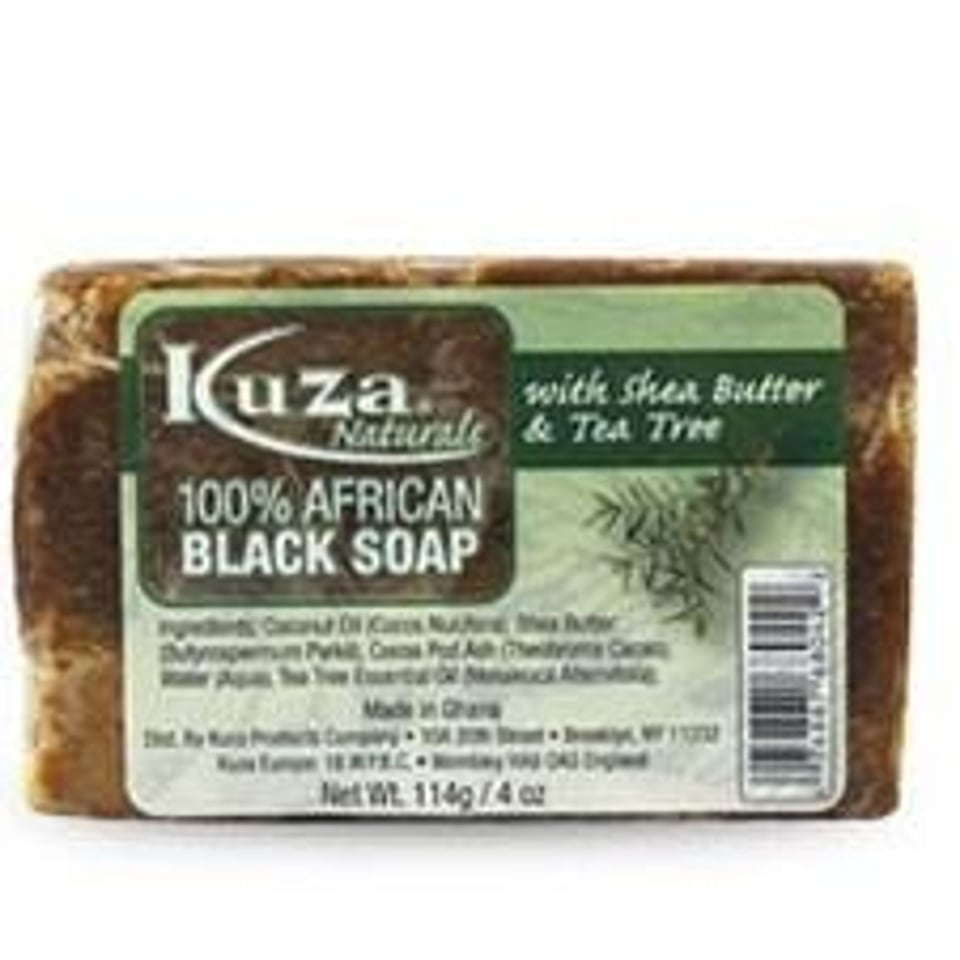 African Black Soap - Kuza Natural Tea Tree  African Black Soap 114 g