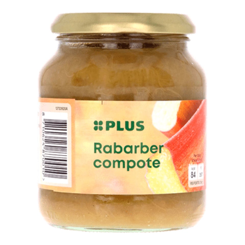 PLUS Rabarbercompote