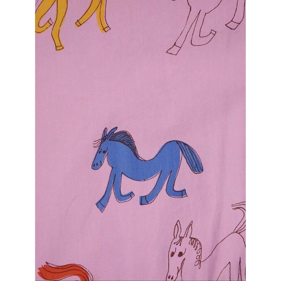 Bobo Choses Wonder Horse All Over Woven Dress