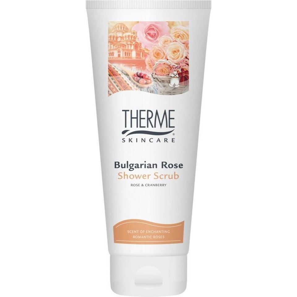 Therme Shower Scrub Bulgarian Rose 200 Ml