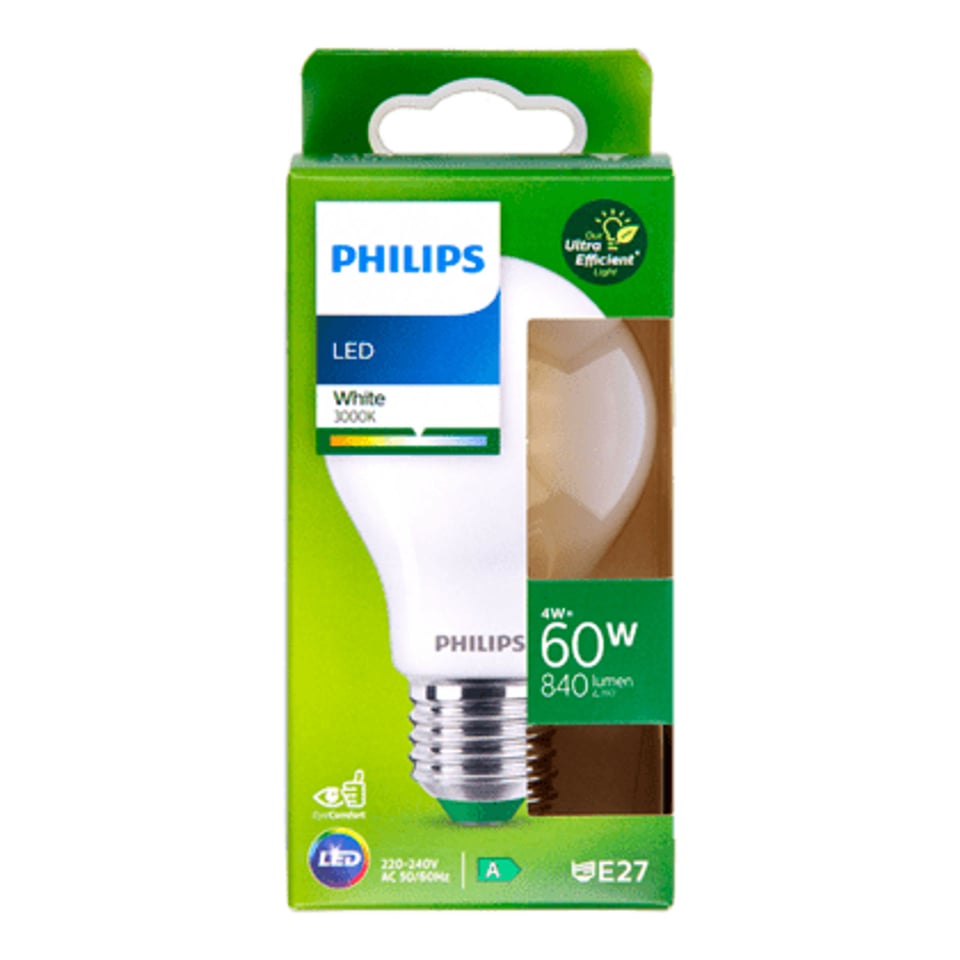 Philips LED CLA 40W A60 E27 3000K