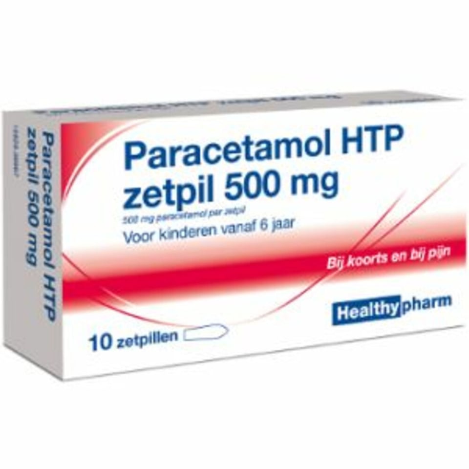 Healthypharm Paracetamol Zetpil 500mg 10st 1
