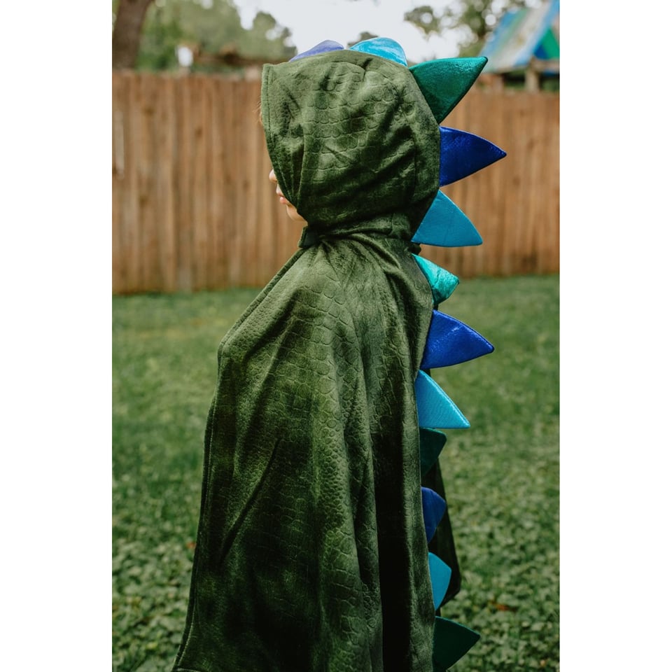 Dragon Cape with Claws - Groen (5-6 Jr)