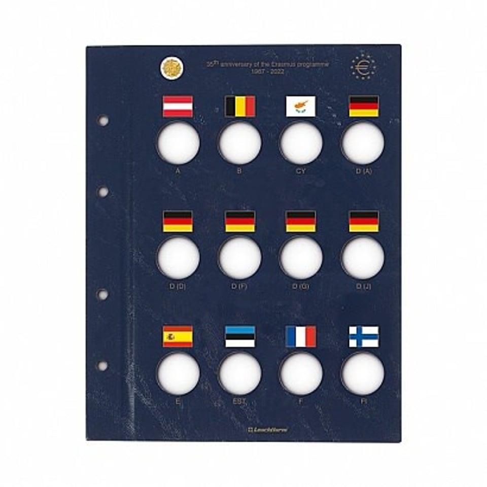 Vista Bladen Euromunten - 2 Stuks