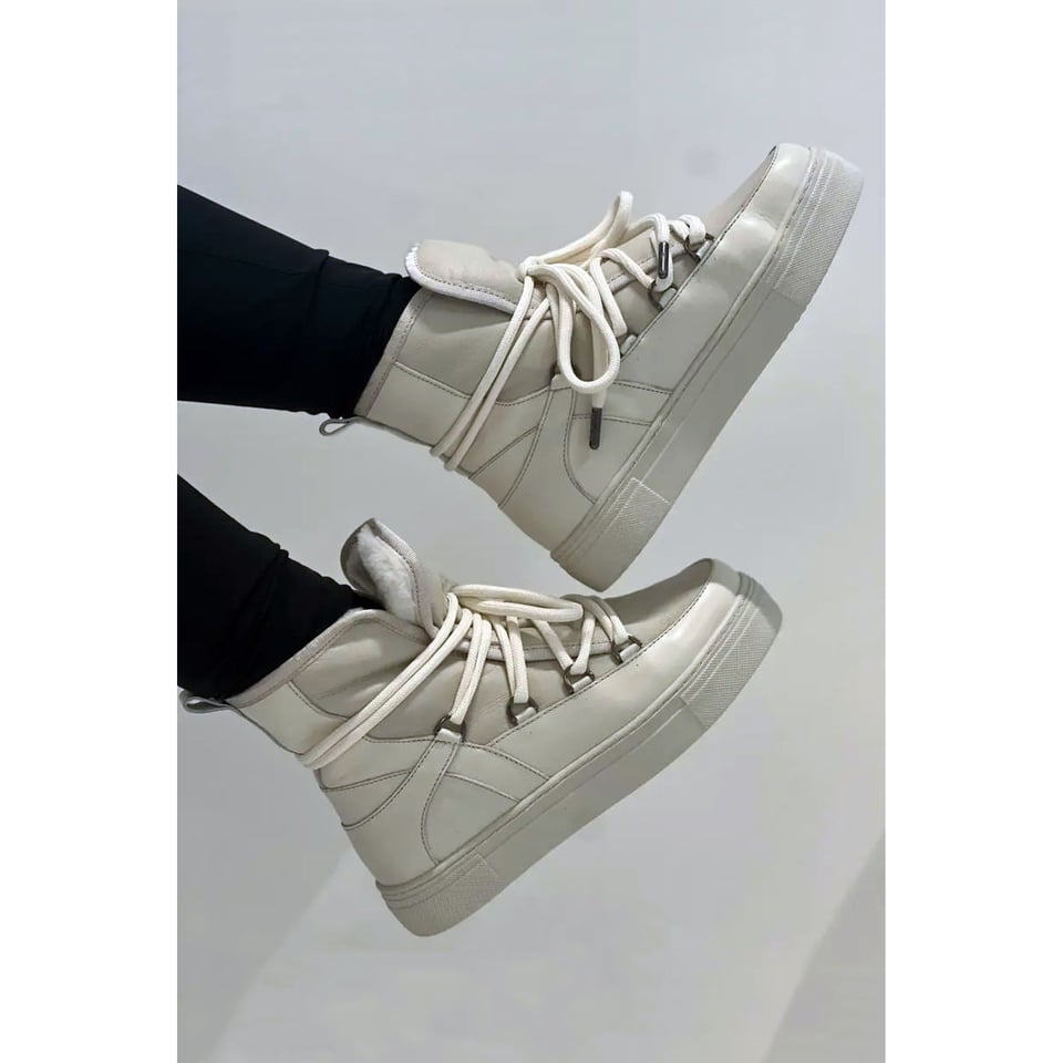 Est'Seven Mouton Sneaker Napa - Off White