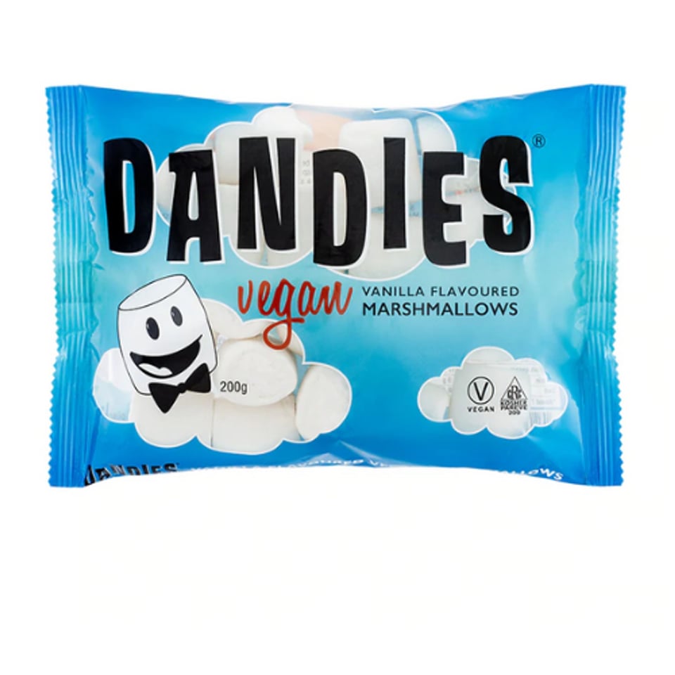 Dandies Marshmallows Vanilla Flavour Regular 200g *THT 11.12.2024*
