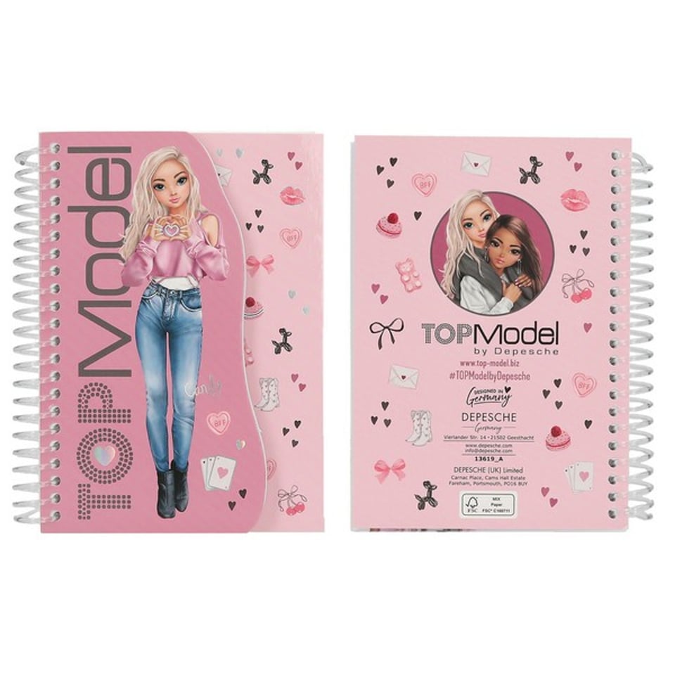 TOPModel Mini Ontwerper en Notitieblok My BFF