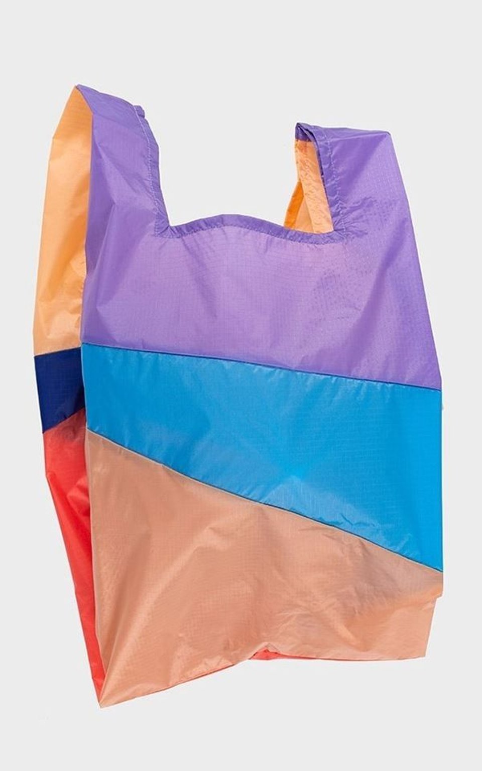 SUSAN BIJL Party Electric Blue エコバッグM Shopping Bag Party - Color: Party Electric Blue - Size: M | Peddler