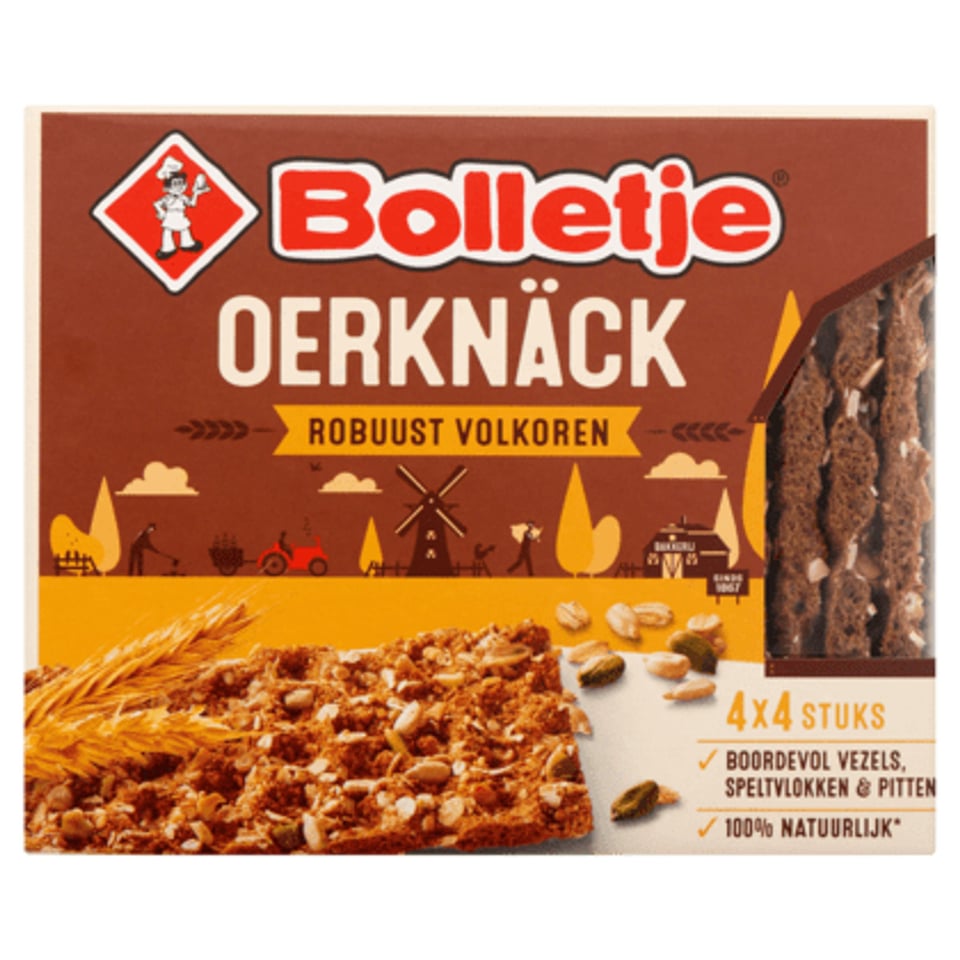Bolletje Knackebrod Oerknack Robuust Volkoren