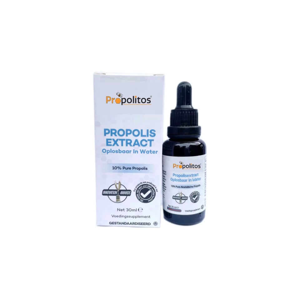 Propolis extract oplosbaar in water 30ml propolitos alcohol vrij - 30ml