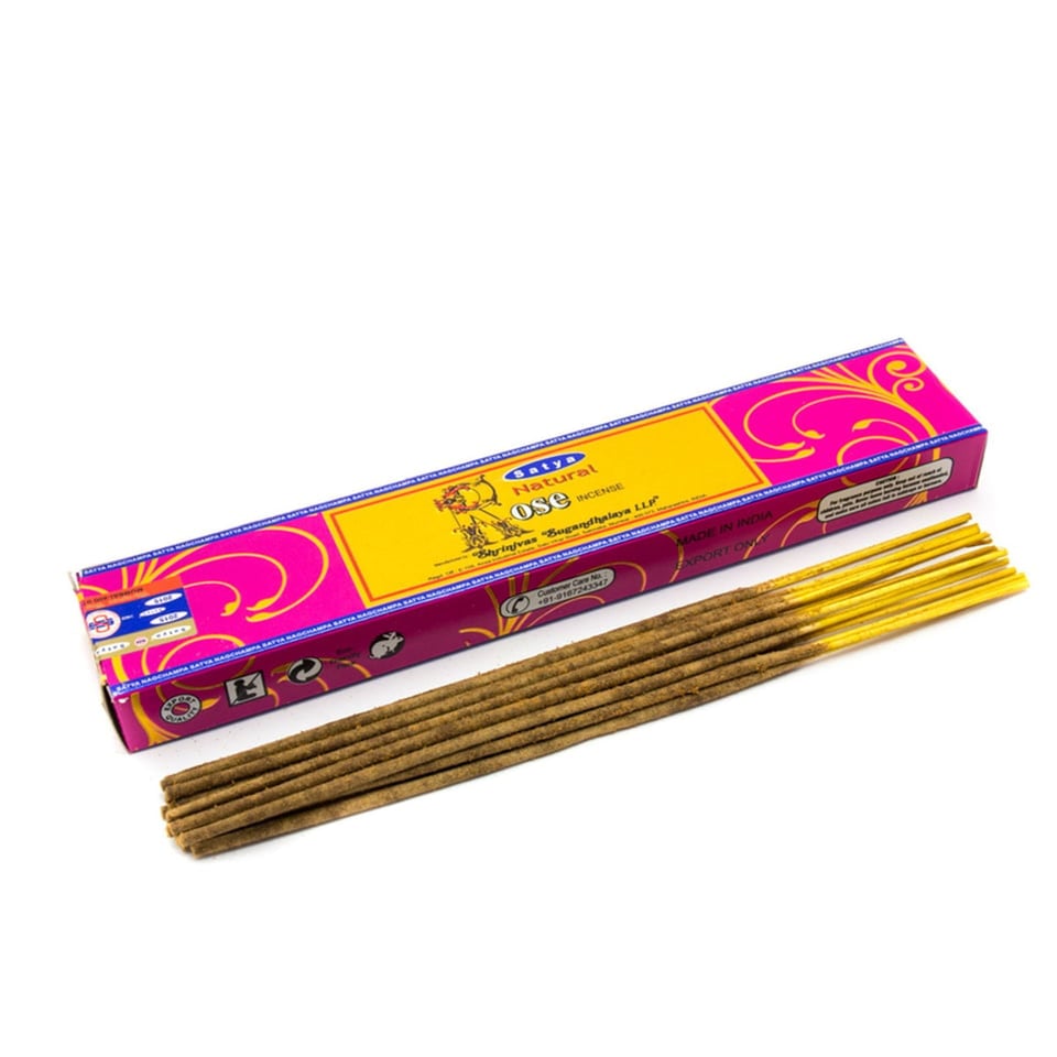 Satya Natural Rose Incence Sticks 15Gm