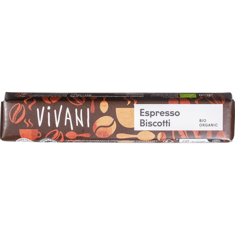 Melkchocoladereepje Espresso Biscotti