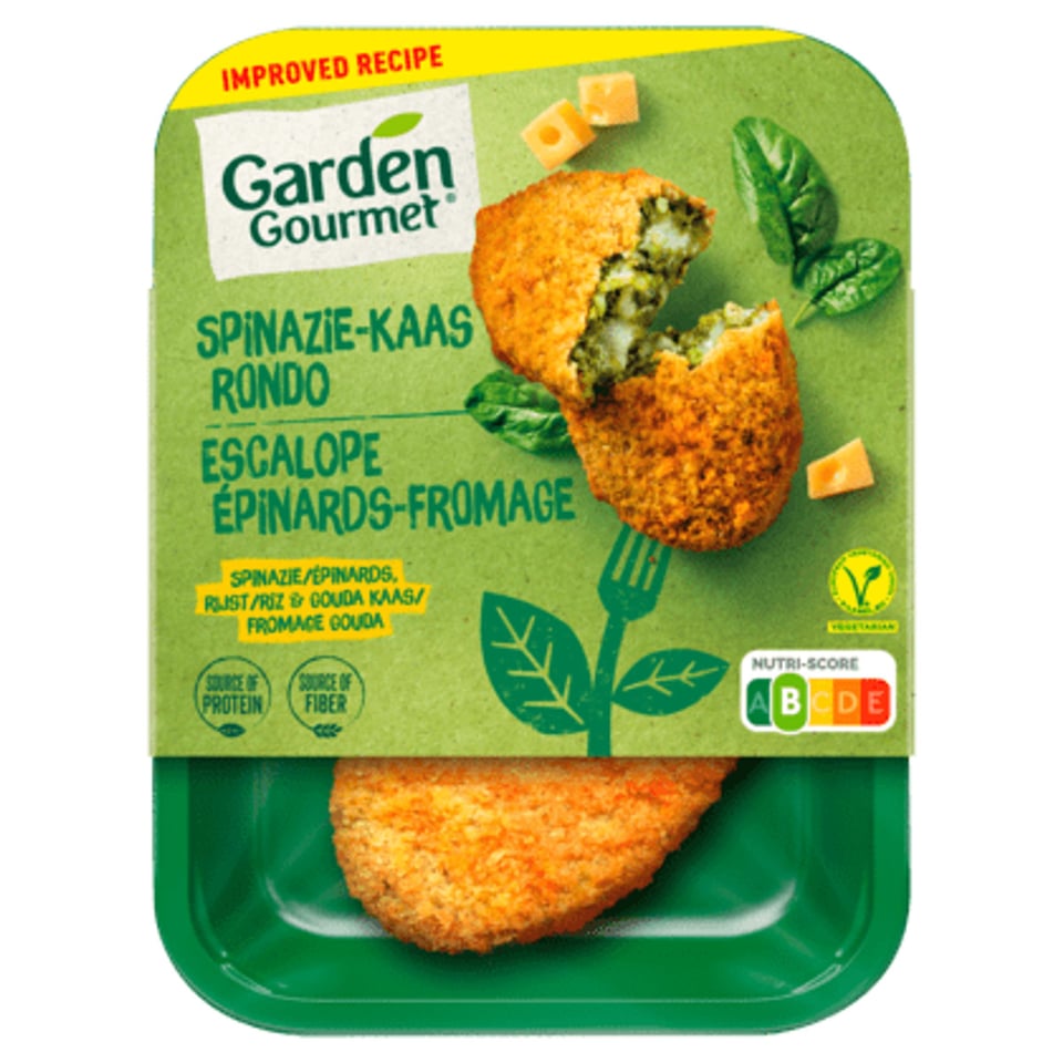 Garden Gourmet Spinazie Kaas Rondo Vegetarisch