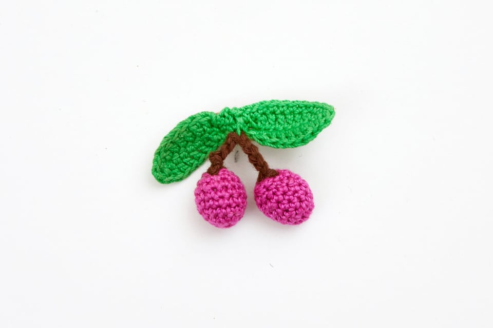 Pink Cherry Broche