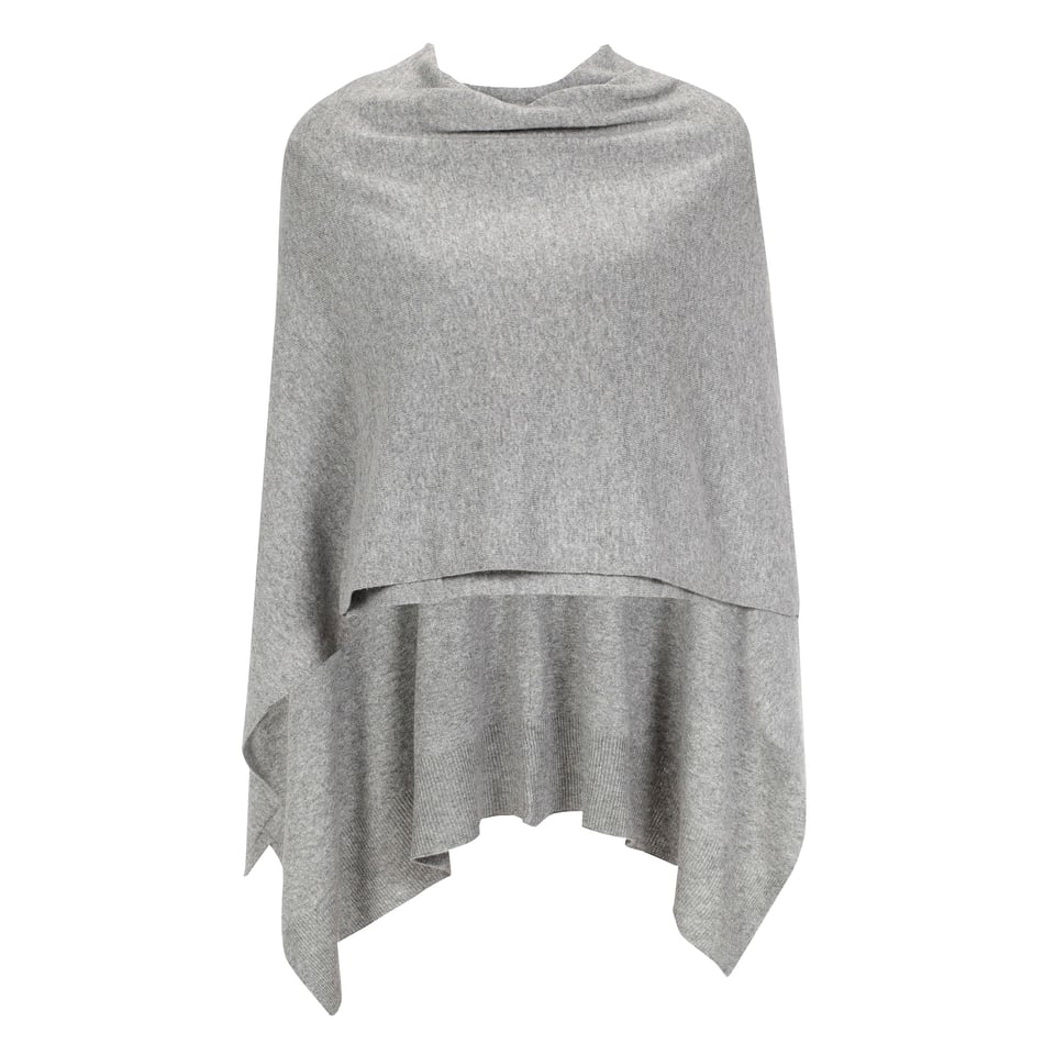 Knit-Ted Poncho Navy