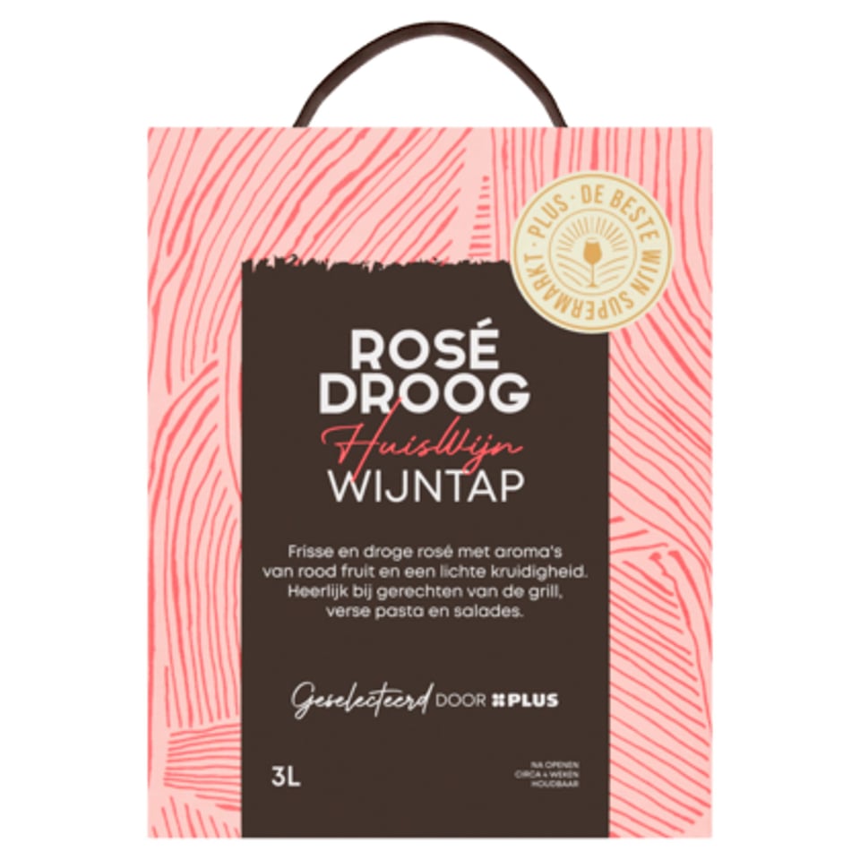 PLUS Huiswijn Rosé Droog Wijntap