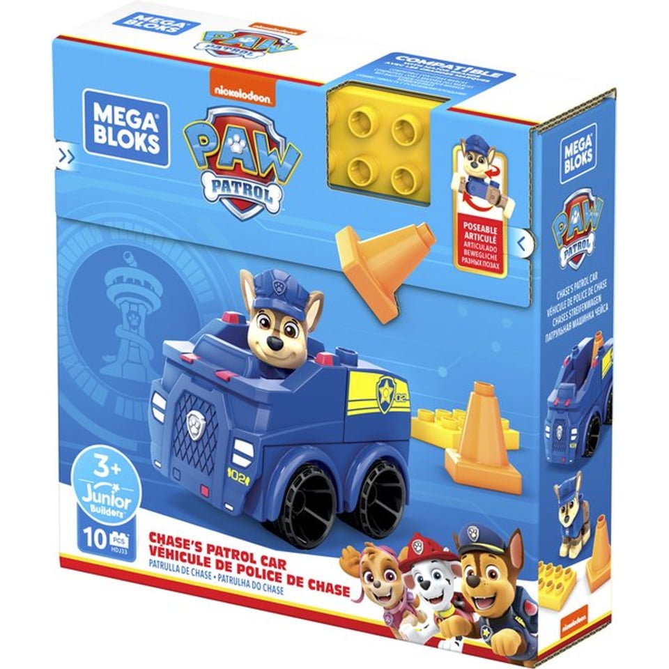 Mega Bloks Paw Patrol Chase's Patrol Car