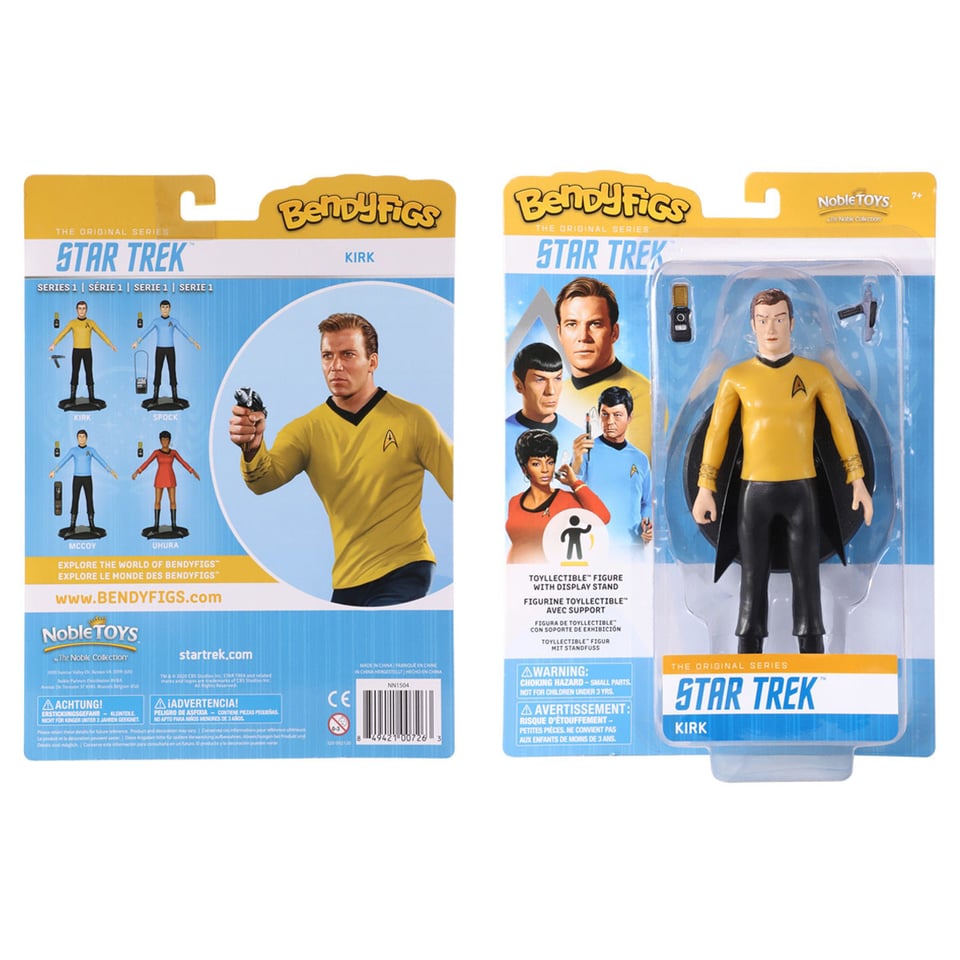 Bendyfigs Star Trek The Original Series - Captain Kirk