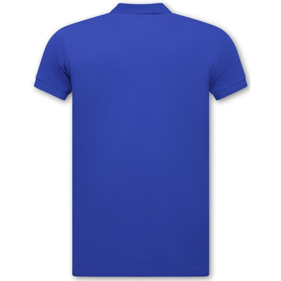 Heren Polo - Polo Heren Korte Mouw - Polo Shirt Heren - Slim Fit - A150 - Cobalt Blauw