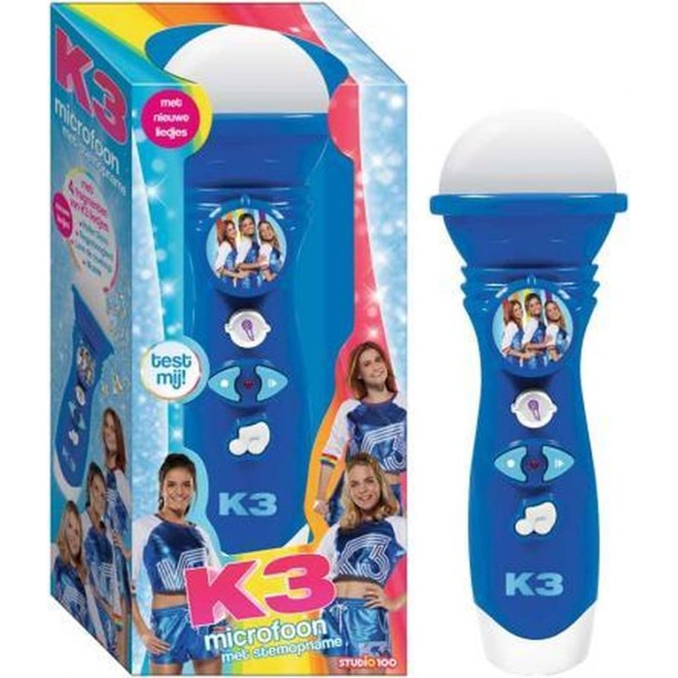 K3 Microfoon Met Stemopname Roller Disco