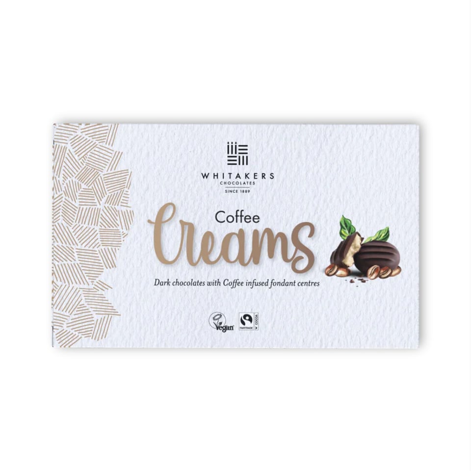 Whitakers Dark Chocolate Coffee Fondant Creams 150g