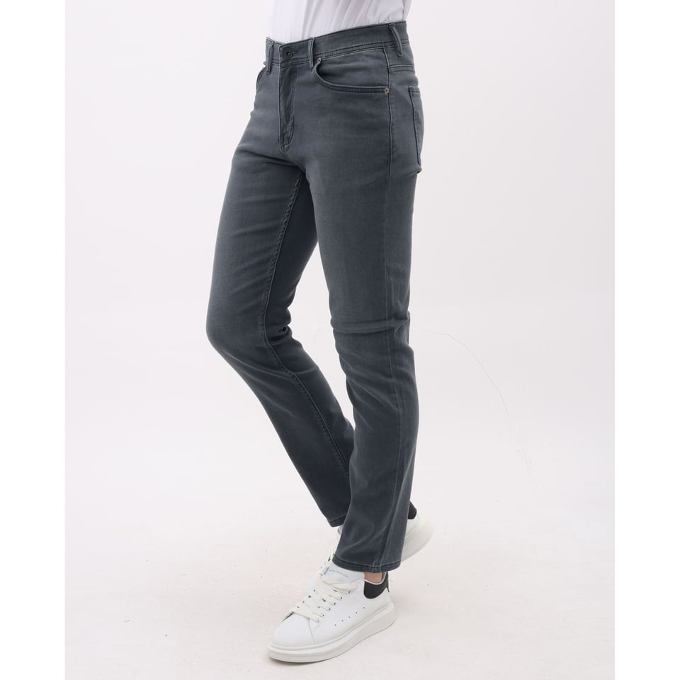 Spijkerbroek Heren Volwassenen - Regular Fit - Stretch Jeans Heren - MM-R-10 - Grijs