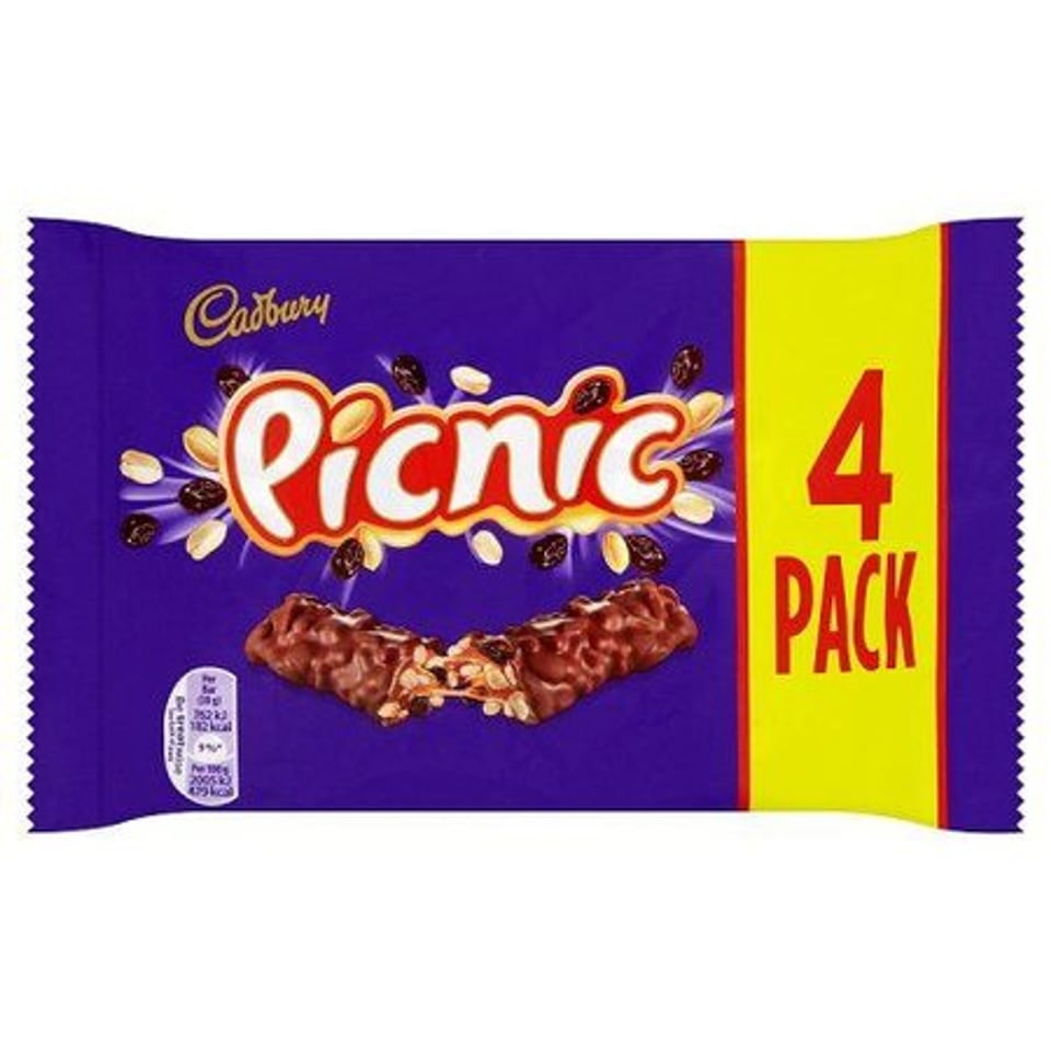 Cadbury Picnic 4 Pack