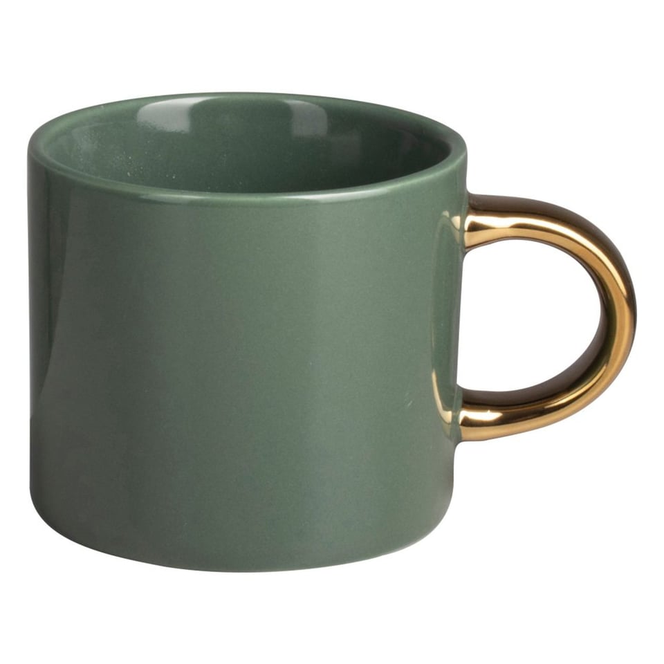 Mok Lichtgroen en Goud