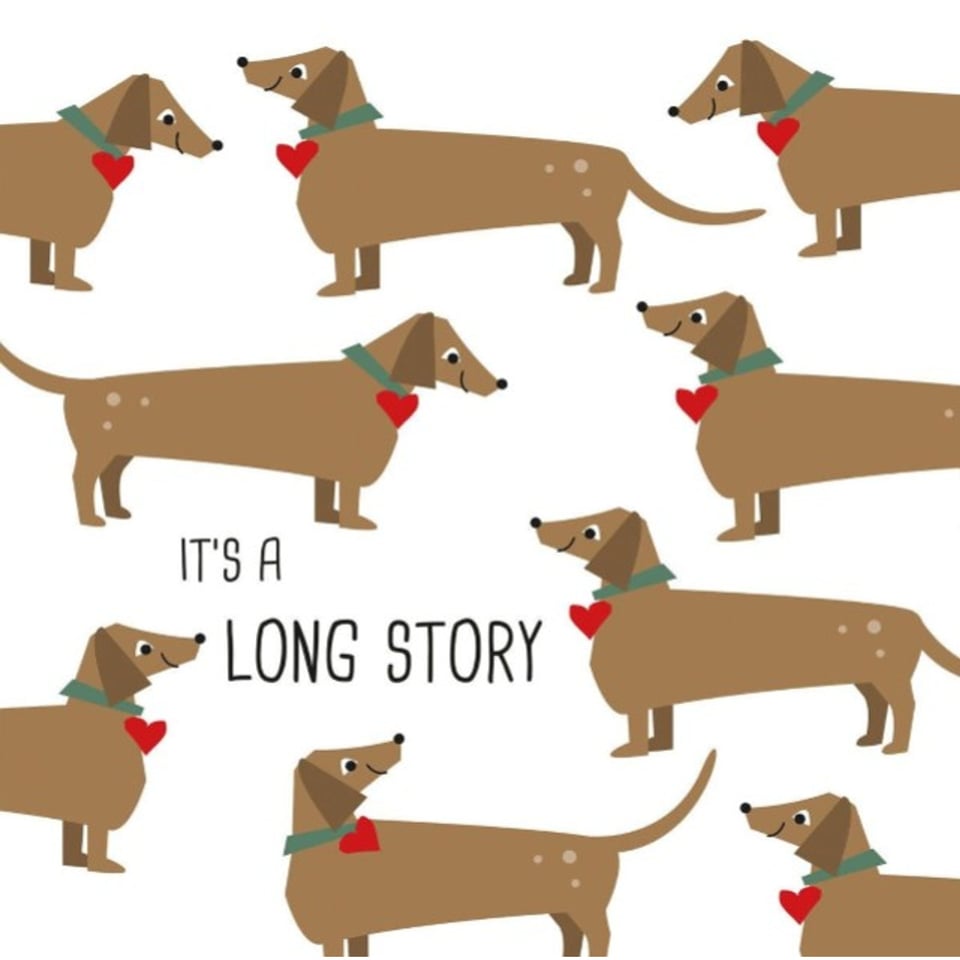 Servetten Long Story- Teckel - Dachshund