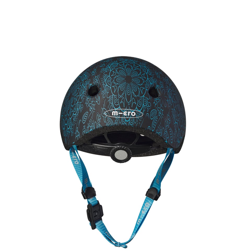 Micro Helm Deluxe Mandala Groen/blauw - Maat: M (52-56 Cm)