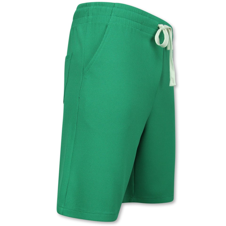 Zomerset Heren - Ribbed Oversized - Two Piece Setje - Twinset - Co Ord Set - 918 - Groen