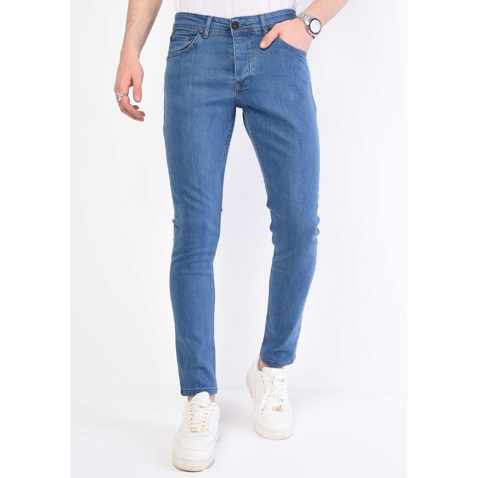 Heren Slim Fit Klassieke Spijkerbroek - DP/S-55 NW - Blauw