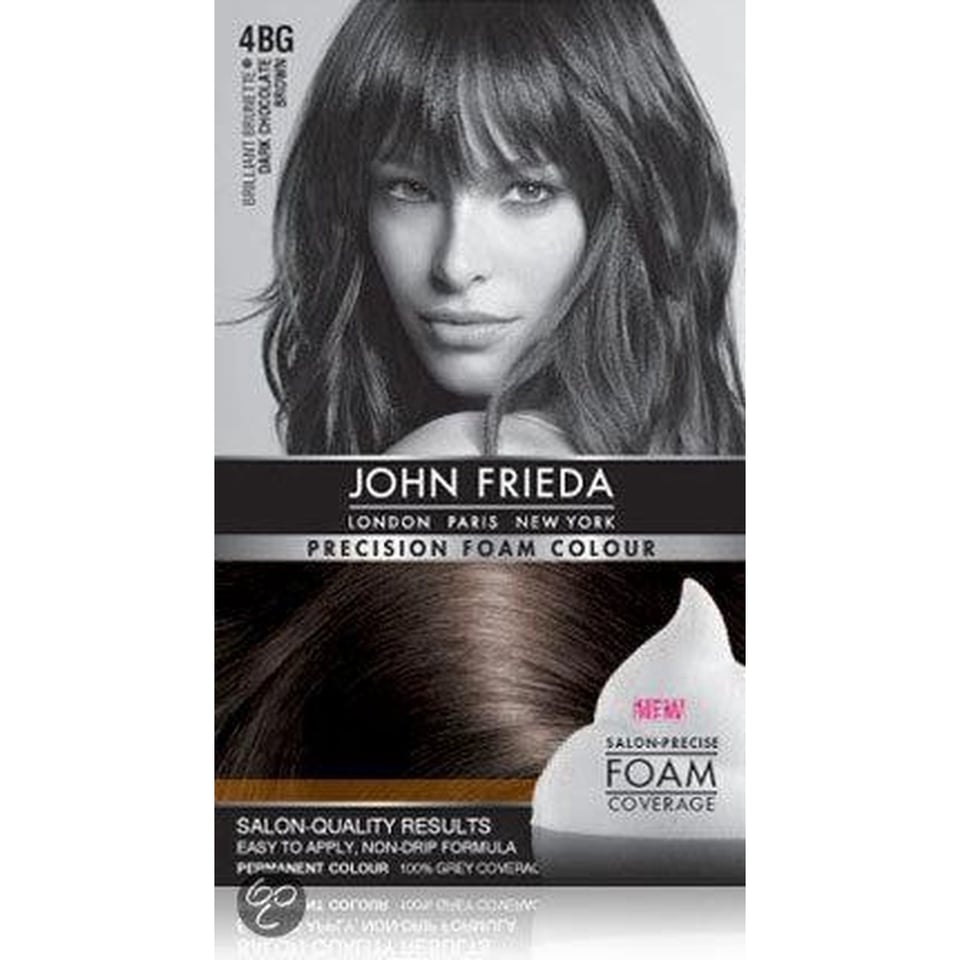 John Frieda Precision Foam Colour 4BG Dark Chocolate Brown